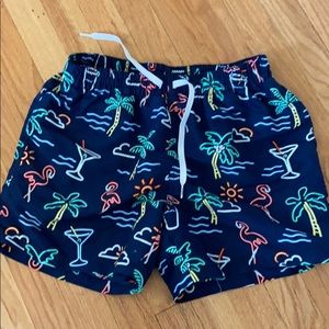 Men’s Chubbies swim trunks. Size M.